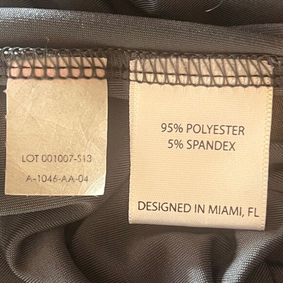 Analili Multicolor Long Sleeve Retro Style Print Dress Sz XL - Picture 5 of 6